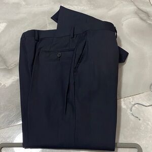 Massimo deep blue  Wool Blend Trousers
